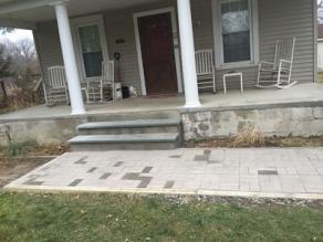 Tivoli stoop and walkway restoration